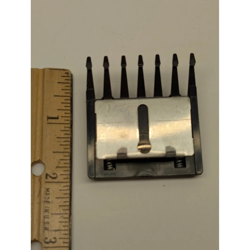 Oster 1/8 Inch #1 Spring Loaded Clipper Guide Comb Attachment Black